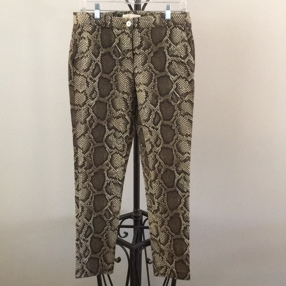 NWOT Michael Kors python print pant size 6 - Picture 1 of 6